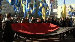 Ukraine far right party disputes parliamentary election results