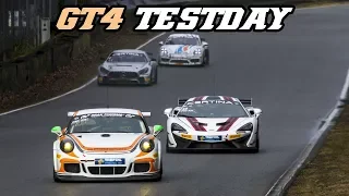 Camaro GT4R, Huracan ST evo, M4 GT4, 570s GT4, X-bow GT4, ... (GT4 series Testday zolder)