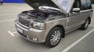 Работа двигателя Land Rover Rang Rover Autobiography ULTIMATE EDITION 5.0 Supercharged 510к.с.