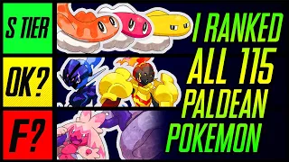 I Ranked ALL 115 Paldean Pokemon | Scarlet and Violet | Mr1upz