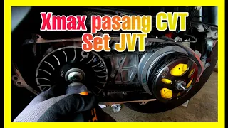 Bongkar Yamaha Xmax untuk kali pertama | Upgrade CVT fullset JVT