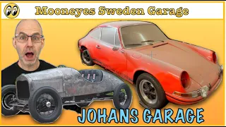 GAMLA PORSCHAR OCH BALLA RACERS, I JOHANS GARAGE