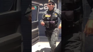 Perú.  Policia bailarin..