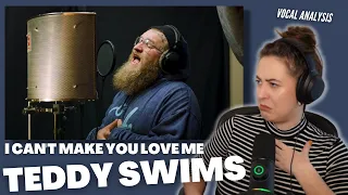 TEDDY SWIMS I Can't Make You Love Me | Vocal Coach Reacts (& Analysis) | Jennifer Glatzhofer