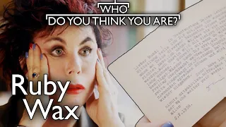 What historically important object did Ruby Wax discover in her parents' attic?