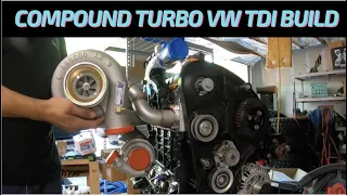 My Brothers VW 1.9L TDI ALH Compound Turbo Build Has Begun