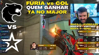 FURIA vs COL (Jogo Completo) PGL CS2 Major Copenhagen 2024 Americas RMR