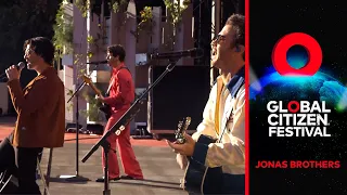 Jonas Brothers Perform 'What a Man Gotta Do' | Global Citizen Festival: NYC