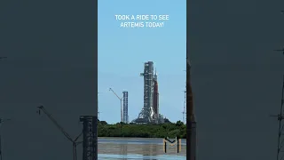 Just 45 minutes from Lake Nona! Went and saw the NASA Artemis rocket today it was super impressive!