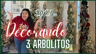 COMO DECORAR UN ARBOL DE NAVIDAD 🎄 Elegante PASO A PASO 💫 3 ideas para decorar el árbol de Navidad