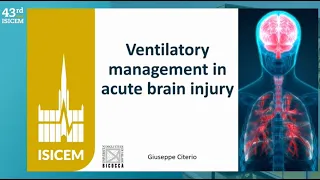 VENTILATORY MANAGEMENT IN ACUTE BRAIN INJURY  ISICEM 2024