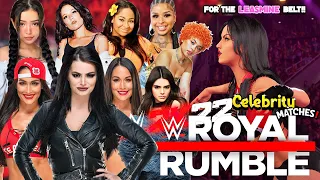 20 *FEMALE* ROYALE RUMBLE FOR THE LEASMINE CHAMPIONSHIP BELT!! | WWE 2K22 (Celebs Matches)