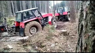 Zetor Crystal zapadlý v bahně.