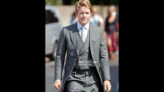 Hugh Grosvenor attended the wedding of Charlie van Straubenzee and Daisy Jenks on August 4, 2018