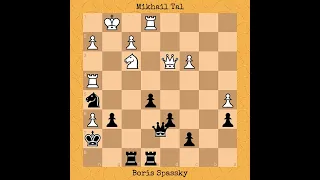 Mikhail Tal vs Boris Spassky | Candidates Final, 1965 #chess
