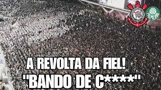 A Fiel APOIOU 90 Min + o PROTESTO chegou PESADO! Torcida do Corinthians REVOLTADA contra o Palmeiras