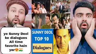 Sunny Deol Top 10 Dialogues Of All Time | Pakistani Reaction