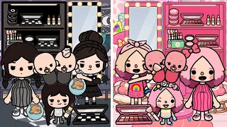 Wednesday Addams And Enid Compilation 🖤💖 | Toca Life Story | Toca Boca | @TocaToba