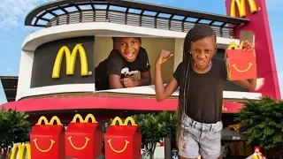 McDonalds Drive Thru Prank Power Wheels Ride On Car Kids Pretend Play