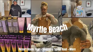 Myrtle Beach Vlog 🏖: 19th Anniversary + Ocean Reef Resort Room Tour + Shopping Spree Haul 🛍 + More