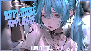 Nightcore ↬ Applause [ROCK VERSION | sped up]