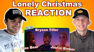 Justin Bieber, Bryson Tiller, Poo Bear "Lonely Christmas" - (REACTION VIDEO)