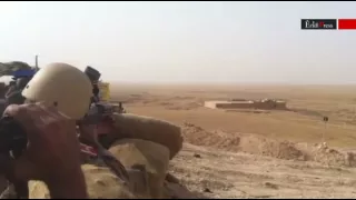 Sniper shootout: US Marines fighting alongside Ezidi forces against ISIS