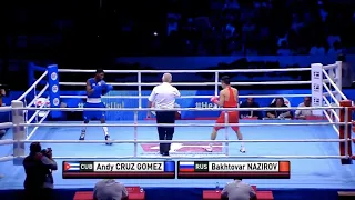 Andy Cruz (CUB) vs. Bakhtovar Nazirov (RUS) AIBA World Boxing Championships 2015 (56kg)