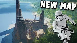 Takodana Fortress! NEW Star Wars  Battlefront 2 Map & Strike Game Mode (Battlefront 2 beta Gameplay)