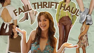 Try On Fall Thrift Haul! | secondhand, trends + elevated basics