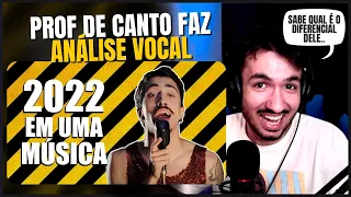 2022 EM UMA MÚSICA? ANÁLISE VOCAL COM DETALHES TÉCNICOS