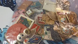 Коллекция значков из моего детства 1970-1990