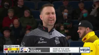 Draw 12 - 2022 Tim Hortons Brier - McEwen (MB) vs. Gushue (WC1)