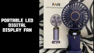 N15 Portable LED Digital Display Fan | Mini Fan