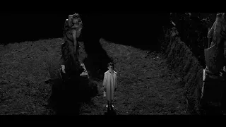 The Innocents (1961) by Jack Clayton, Clip: Night - Miles wandering in the garden...