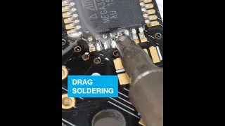 Drag Soldering - Collin’s Lab Notes #adafruit #collinslabnotes