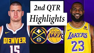 Los Angeles Lakers vs. Denver Nuggets Full Highlights 2nd QTR | Oct 24 | 2023 NBA Preseason