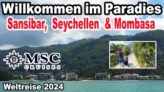 Bootstour auf den Seychellen - Sansibar & Mombasa 🛳️ MSC Weltreise 2024 mit der MSC Poesia (013)