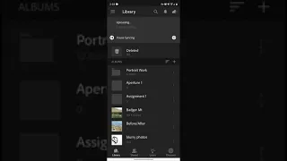 Backup And Sync Photos in Lightroom Mobile
