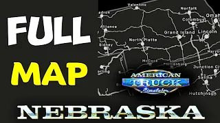 ATS Nebraska DLC - Full Map View (SPOILER) ● All Cities