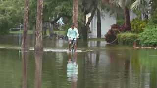 Volunteer rescuers survey Shore Acres flooding