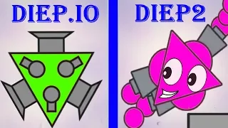 Diep.io Vs Diep2 - NEW Happy Valentine's Day TROLLING !! Diep.io FT SURVIV.IO