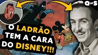 WALT DISNEY ROUBOU O MICKEY E OS ARTISTAS MANDARAM RECADO? A história do Mancha Negra