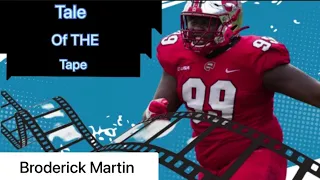 Film study : Brodric Martin is a IMMOVABLE object In the MIDDLE