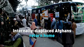 Internally displaced Afghans return home