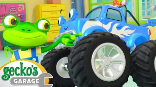 Monstertruck-Umstyling | 60-minütige Zusammenstellung｜Geckos Garage｜LKW für Kinder