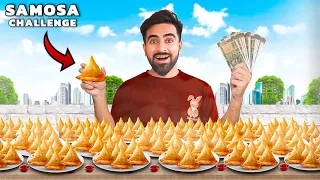 Unlimited Samosa Eating Challenge With Team | हारने वाले की पगार कट 😂