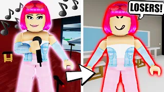 POPSTAR IS A SECRET BULLY!! **BROOKHAVEN ROLEPLAY** | JKREW GAMING