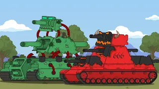 KV-44 vs KV-666 Cartoons about tanks