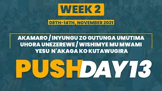 SATURDAY 13/11/2021 TWO HOURS PUSH DAY 13 OF 40 DAYS OF PRAYER AND FASTING